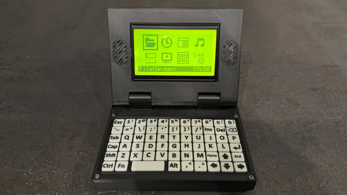 Build an 8-Bit Arduino Laptop with FreeRTOS and 8 KB of RAM