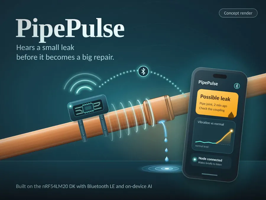 PipePulse: AI Leak Detection Clamp Sensor - Hackster.io