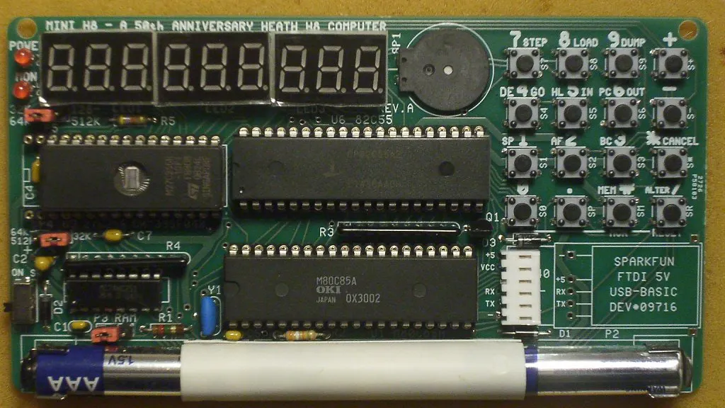 H8 Mini: Build a Palm-Sized 8085 Heathkit Replica