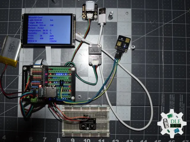 Project Mk51 ระบบ Environment Monitoring บน FireBeetle 2 ESP32-E พร้อมจอและโมดูล Sensor