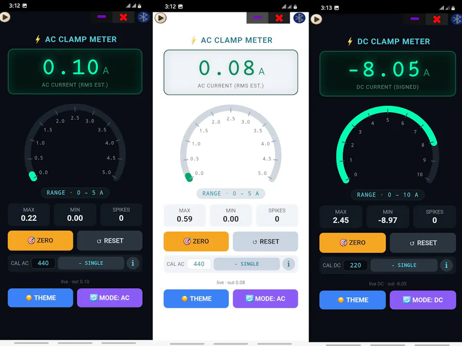 AC/DC Clamp Meter App – Free Phone Current Meter | SoifGo - Hackster.io