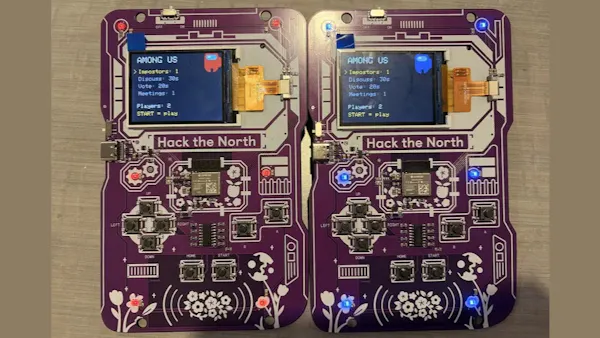 Inside the Design of Hack the North's Custom ESP32 Badge - Hackster.io