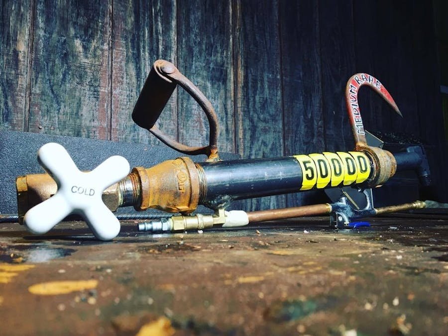 Flamethrower Made With Hardware Store Parts