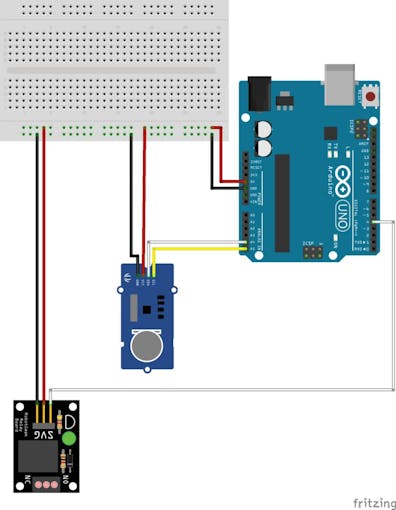 Using a Real Time Clock With Arduino Circuit Diagram