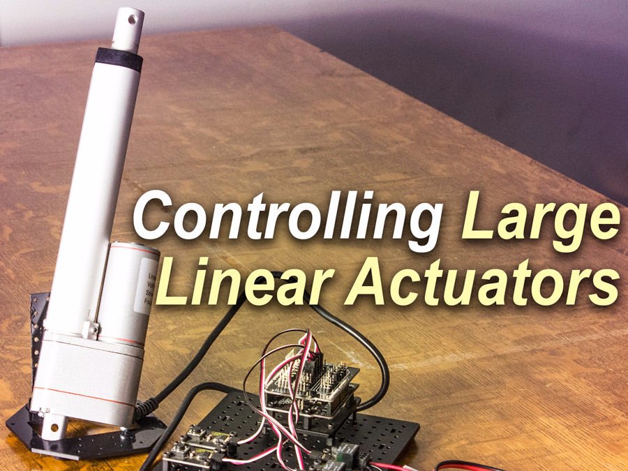 Control A Large Linear Actuator With Arduino - Hackster.io