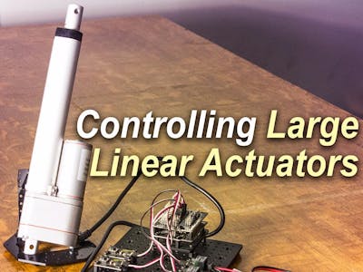 Control a Large Linear Actuator With Arduino