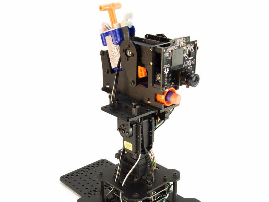 Auto-Turret with Pixy and Nerf Gun