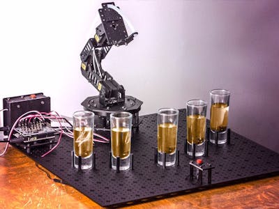 Arduino Robot Arm Bartender