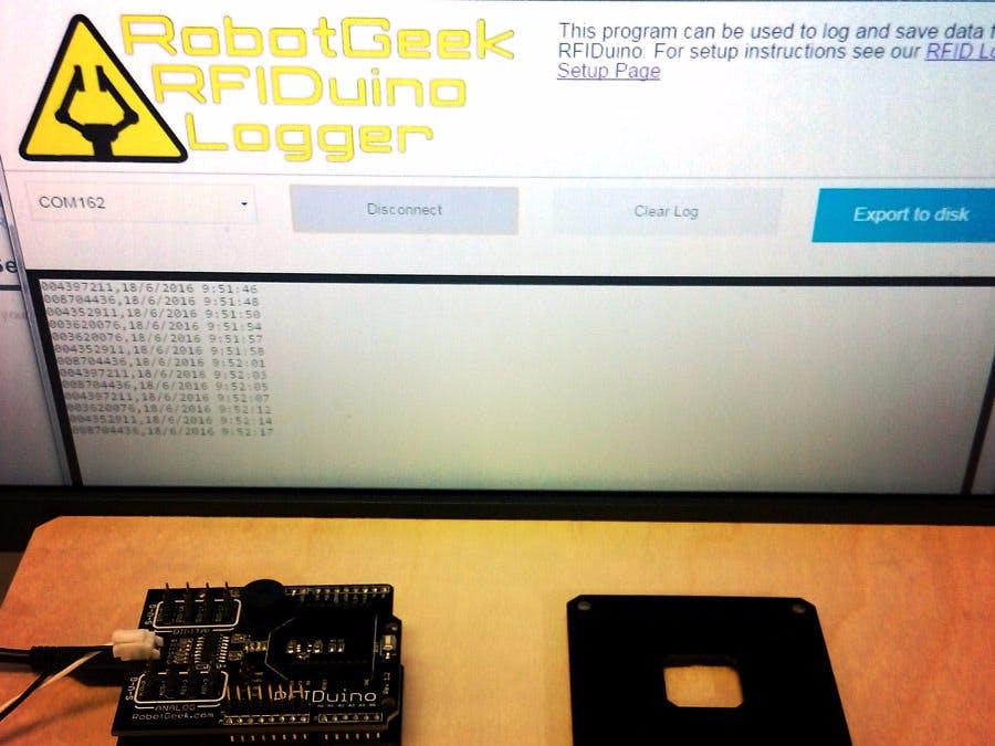 RFIDuino Logger
