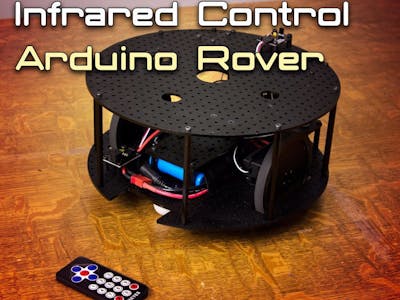 Controlling an Arduino based Rover with IR Remote