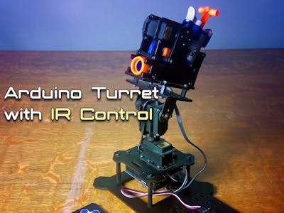 Controlling an Arduino Turret with IR Remote