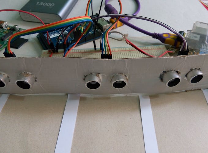Smart Parking System Circuit Diagram