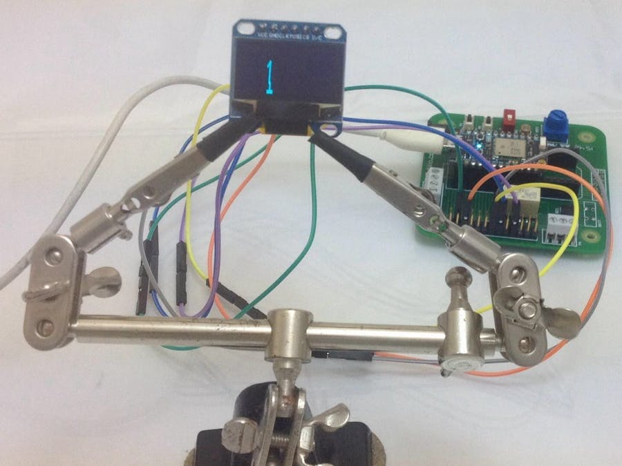 Rotilio & OLED LCD Display Integration Via SPI Protocol