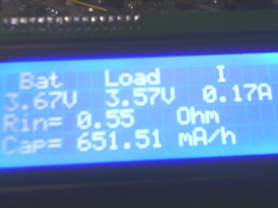 Simple Arduino Battery Capacity Tester