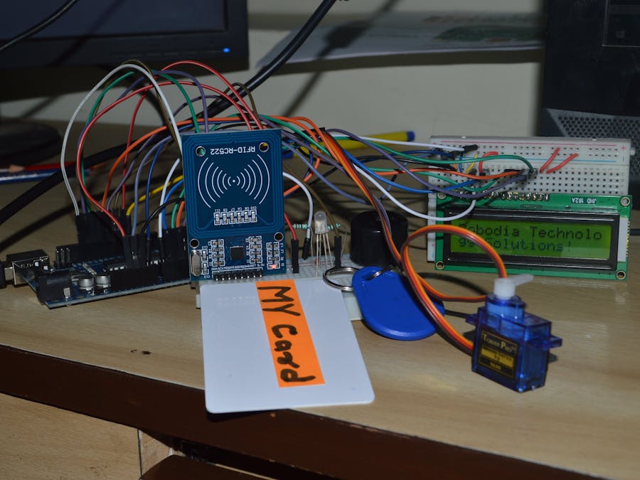 Rfid Based Automatic Door System Arduino Project Hub