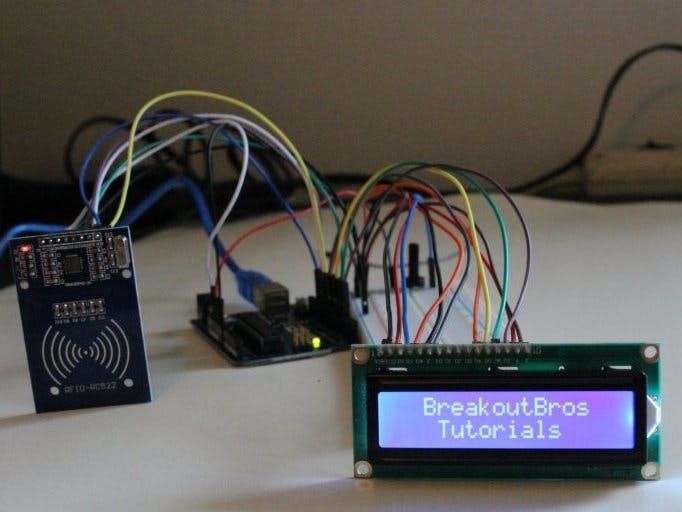 RFID Badge Scanner with LCD