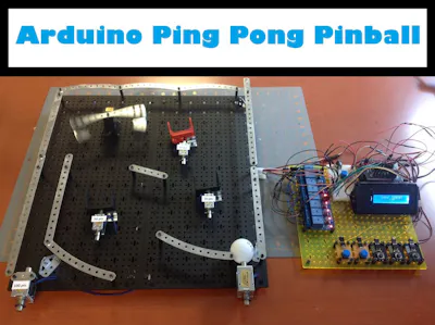 Pinball Code Example Arduino Arduino Ping Pong Pinball - Hackster.io