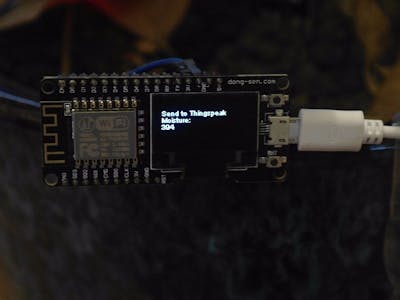 Display Temperature And Humidity And Upload To ThingSpeak