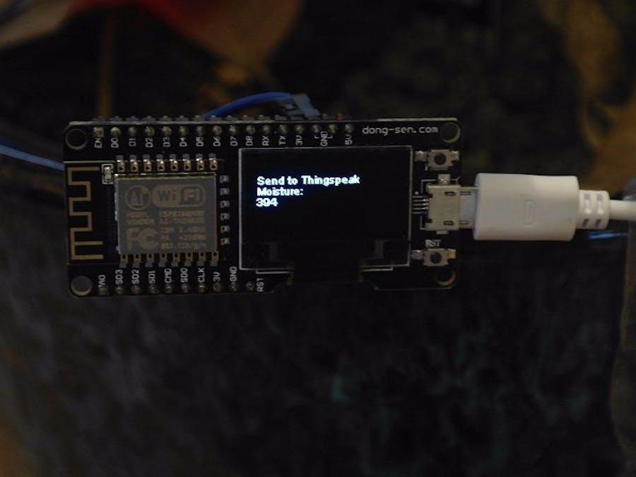 Display Temperature And Humidity And Upload To ThingSpeak