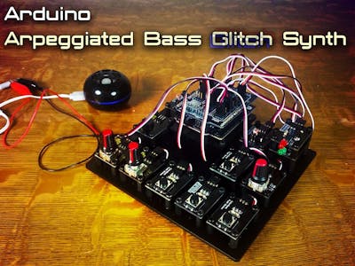Arduino Arpeggiated Bass Glitch Synth Electronic Instrument
