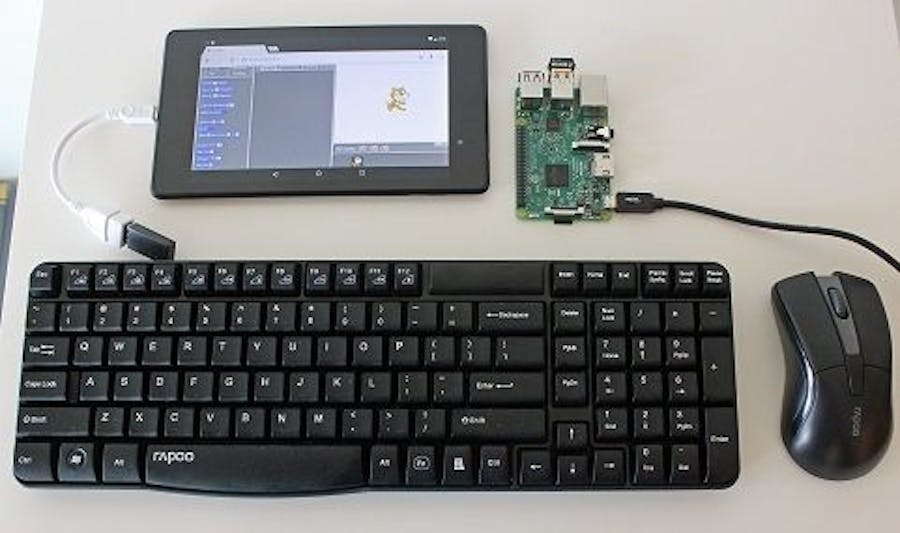 Connecting Your Raspberry Pi Robot With a Tablet or Keyboard