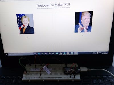 MakerPoll - Internet Connected Voting System for Makers