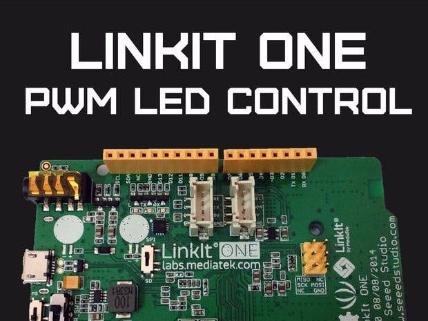 LinkIt ONE Bluetooth PWM LED Control