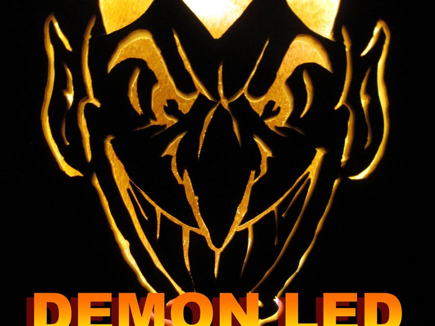 Glowing Demon LED Light Box