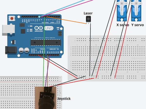 Tutorial Arduino Mini Laser Turret Control - Hackster.io dmx controller wiring diagram 