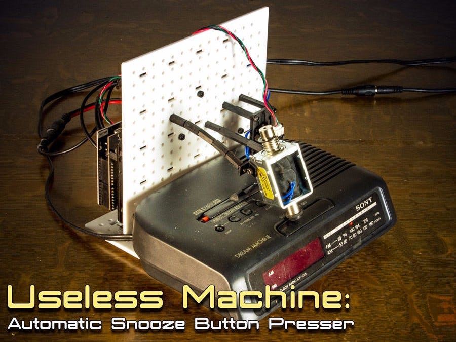 Snoozebot: the Tired, Grumpy Robot (useless Machine)