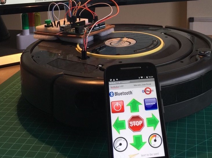 Controlling A Roomba Robot With Arduino 