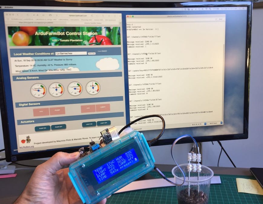 ArduFarmBot - Part 2: "Remote Station" an IoT Implementation