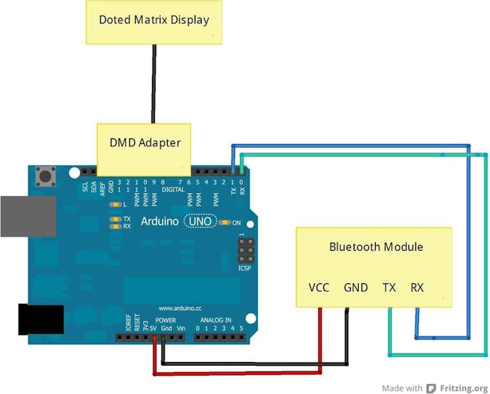 Wireless Notice Board (Arduino UNO + DMD) - Hackster.io