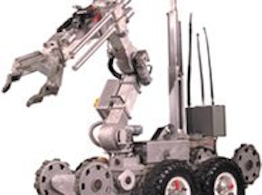 Wireless Bomb Disposal Machine