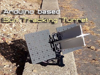 Arduino Sun Tracker Turret