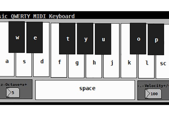 virtual midi piano keyboard mapping
