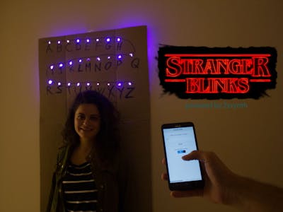 Stranger Blinks: Send Messages from the Upside-Down