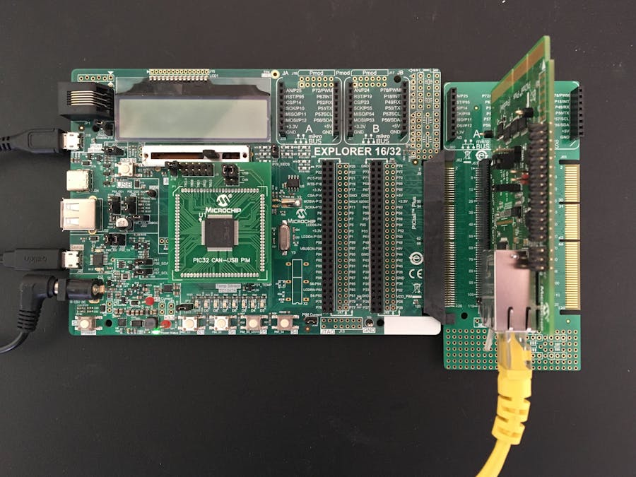 Mongoose Networking Library On PIC32 Chip