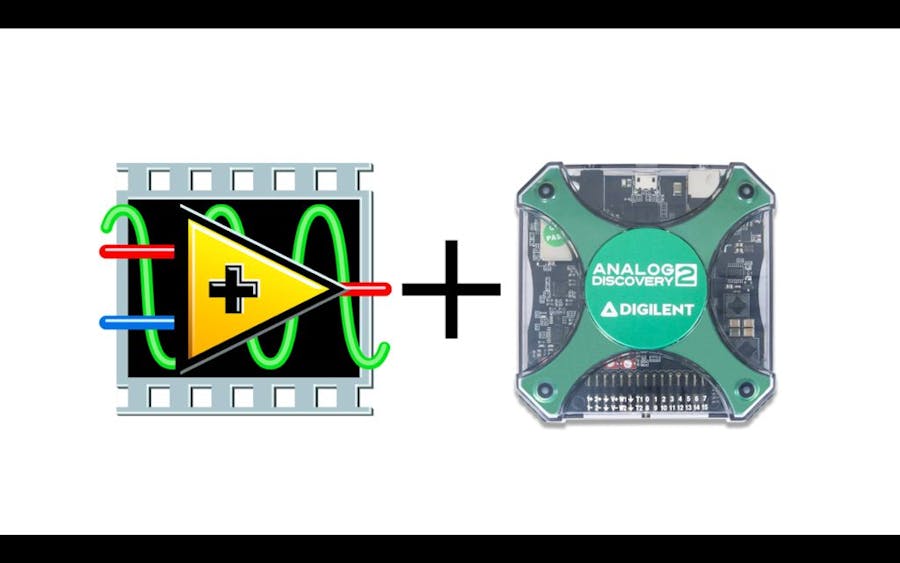 Analog Discovery 2 USB Oscilloscope + LabVIEW