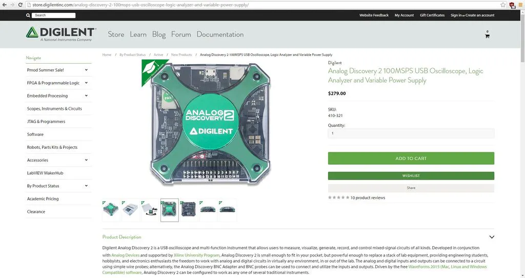 Getting Started with Analog Discovery 2 - Hackster.io