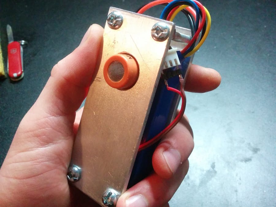 IoT Breathalyzer with Cayenne, ESP8266, and MQ3 Sensor