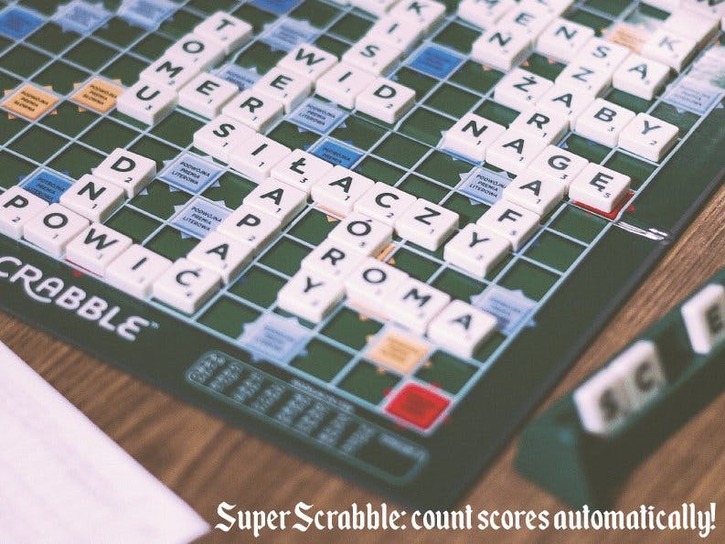 SuperScrabble - Automatic Scores Counter on Scrabble Board