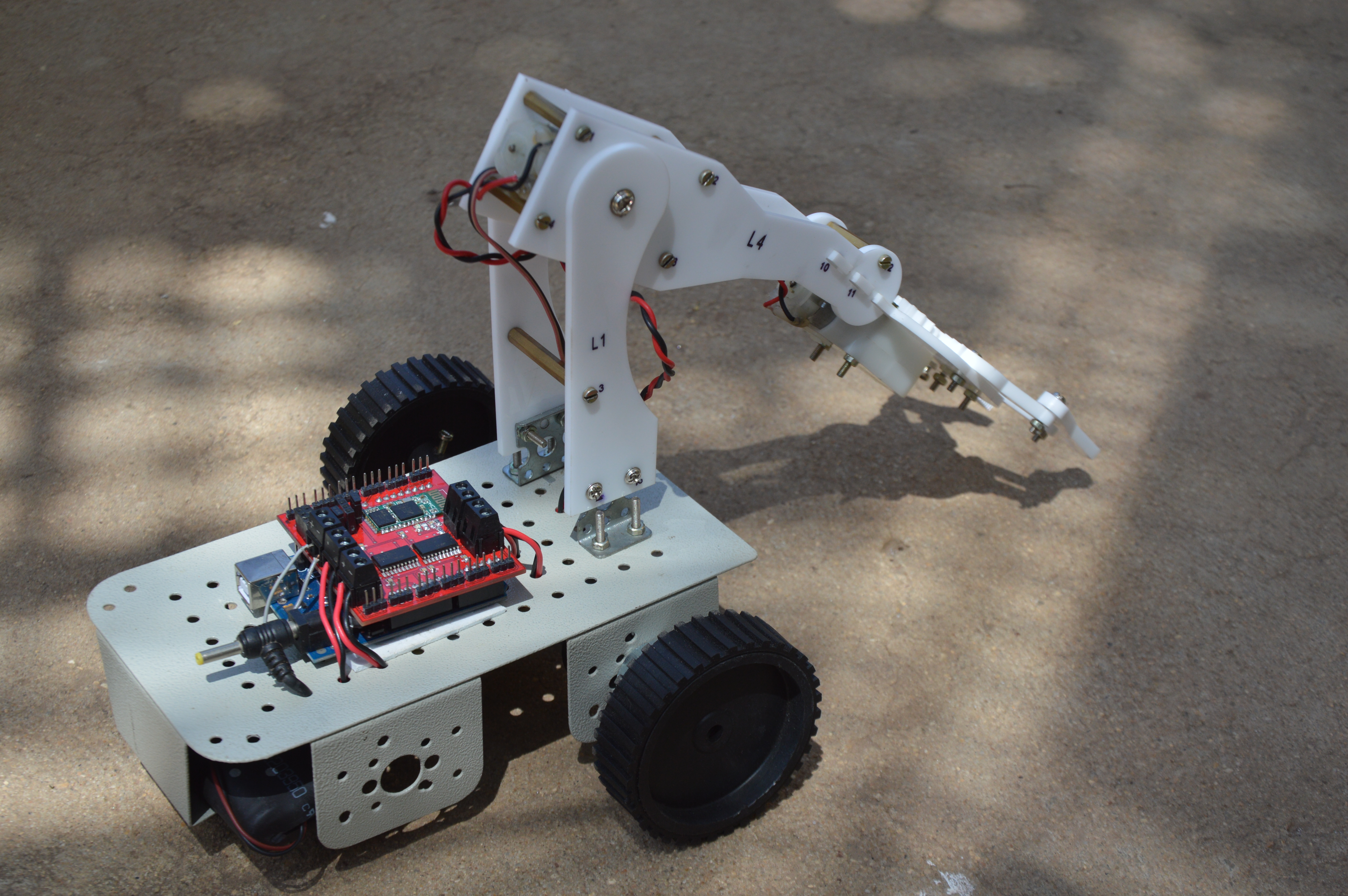 pick and place robot using arduino