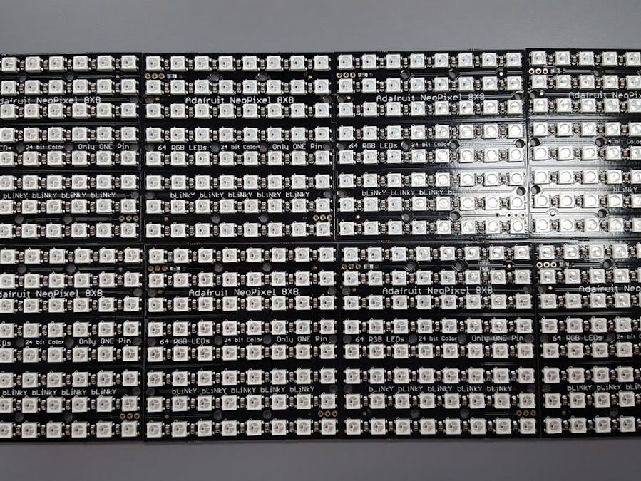 Building A 16x32 NeoPixel Display
