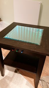 Infinity Mirror Table with Analog RGB Control