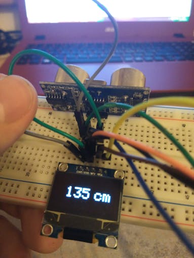 Distance Sensor And Oled Arduino Project Hub 7457