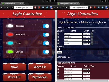 ESP8266 IoT Holiday Light Controller