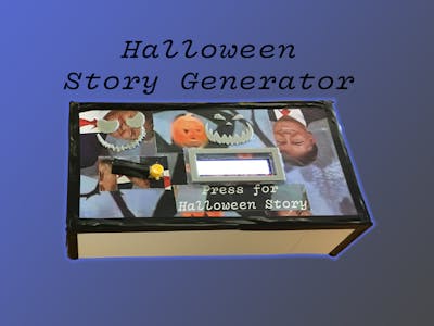 Random Halloween Story Generator