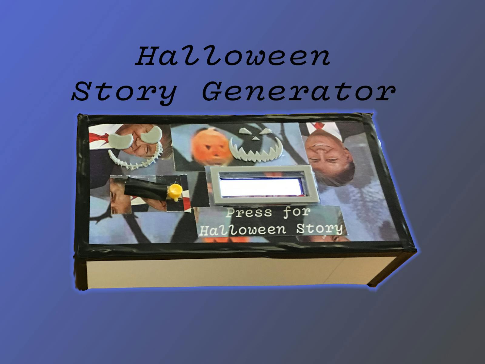 Random Halloween Story Generator Hackster.io