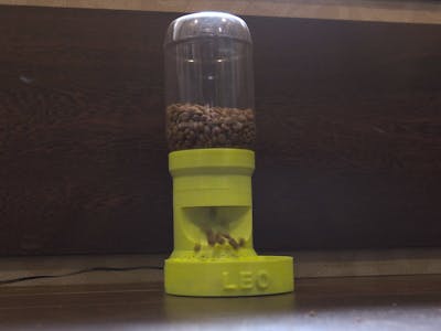 Remote Pet Treat Dispenser Using The idIoTware Shield